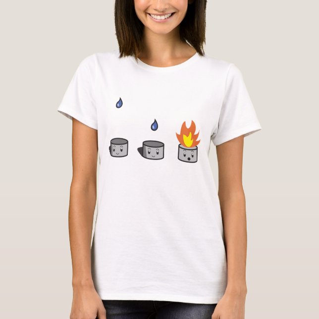 Camiseta bio+combustão do sódio dos chemies (Frente)