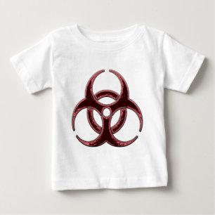 Camiseta Bio símbolo oxidado do perigo