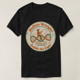 Camiseta BioData Wrangler dominando o Genoma
