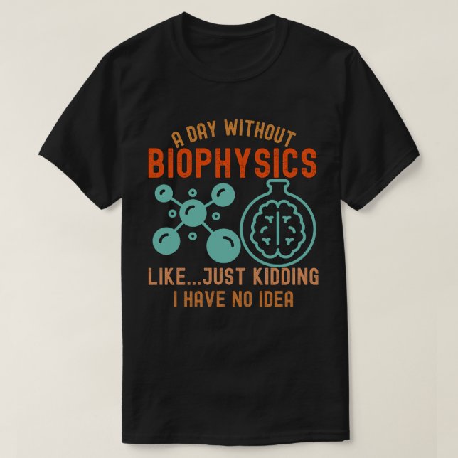 Camiseta Biofísica Engraçada, Eu Amo Biofísica3 (Frente do Design)