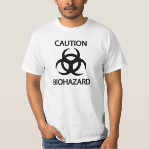 Camiseta Biohazard do cuidado