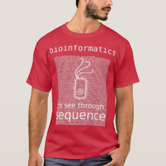 Camiseta Bioinformática Para Ver Por Sequência As Bactérias