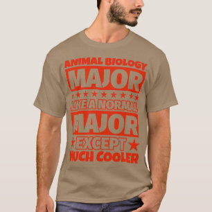 Camiseta Biologia Animal Grandes Presentes Exceto Muito Mai
