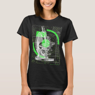 Camiseta Biologia Bióloga Microscópio Microbiólogos