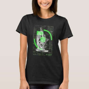 Camiseta Biologia Bióloga Microscópio Microbiólogos