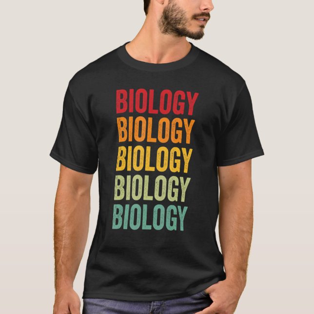 Camiseta Biologia Biologia Hobbyist Design (Frente)