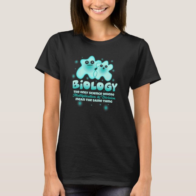 Camiseta Biologia Ciência Bióloga Professor Cel (Frente)