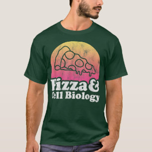 Camiseta Biologia da Pizza e Célula ou Biólogo Celular