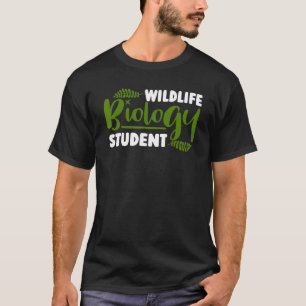 Camiseta Biologia da Vida Selvagem Estudante Cientista Biól