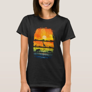 Camiseta Biologia Do Elefante Gir Dos Habitats Africanos De