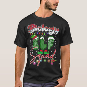 Camiseta Biologia Elf Squad Ugly Sweater Creme Melhor