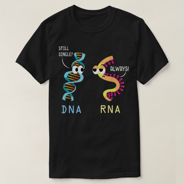 Camiseta Biologia Engraçada Bióloga Bióloga DNA RNA microbi (Frente do Design)