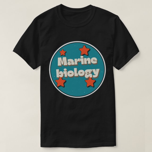 Camiseta Biologia Marinha (Frente do Design)
