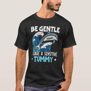 Camiseta Biologia Marinha dos Golfinhos Animal Subaquático
