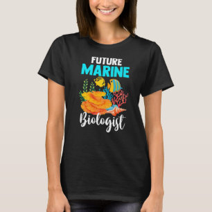 Camiseta Biologia Marinha Estudante Cientista Futuro Biolog