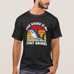 Camiseta Biologia Marinha O Tubarão É O Meu Espírito Animal