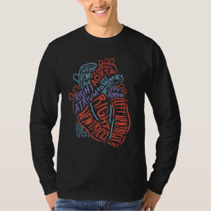 Camiseta Biologia Médica de Anatomia Especialista em Coraçã