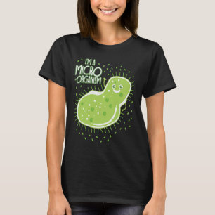 Camiseta Biologia Memória Bactérias Estudantes de Professor
