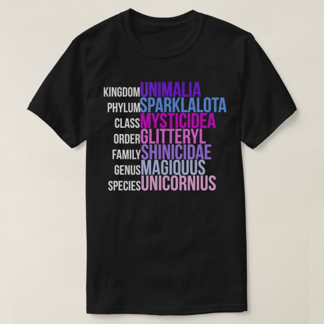 Camiseta Biologia Mística Mística Mística Mística da Unicór (Frente do Design)