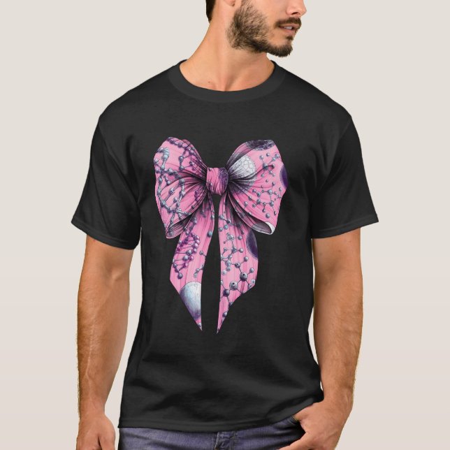 Camiseta Biologia Molecular do Arco Coquette DNA Genes Celu (Frente)