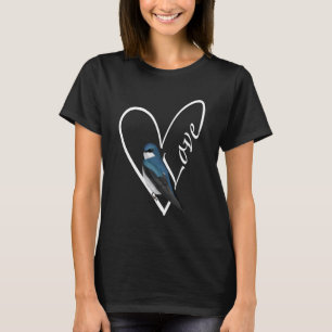 Camiseta Biologista Animal do Pássaro de Engorda de Árvore