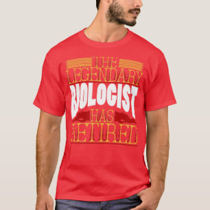Camiseta Biólogo aposentado