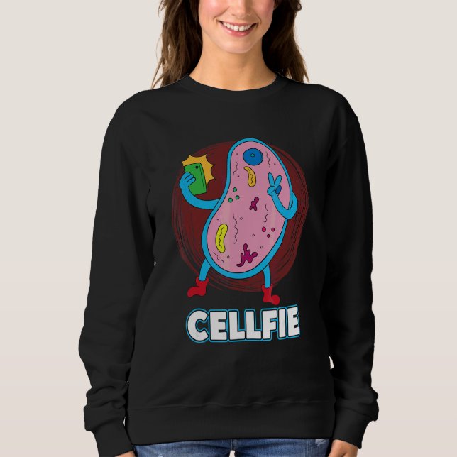 Camiseta Biólogo Bacteriano Selfie de Célula Cellfie (Frente)