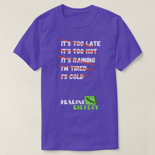 Camiseta Biólogo Biology Exam (Frente do Design)