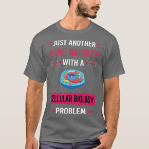 Camiseta Biólogo Celular de Bebidas de Vinho Biológico Biol