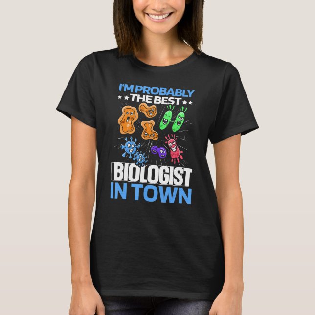 Camiseta Biólogo Células Cientista Professora de Ciência (Frente)