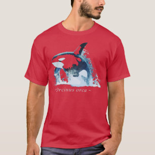 Camiseta Biólogo da Ciência Marinha do Golfinho da Baleia-M