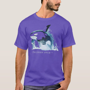 Camiseta Biólogo da Ciência Marinha do Golfinho da Baleia-M