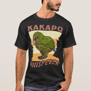 Camiseta Biólogo de aves Kakapo ornitologista birdwatchig