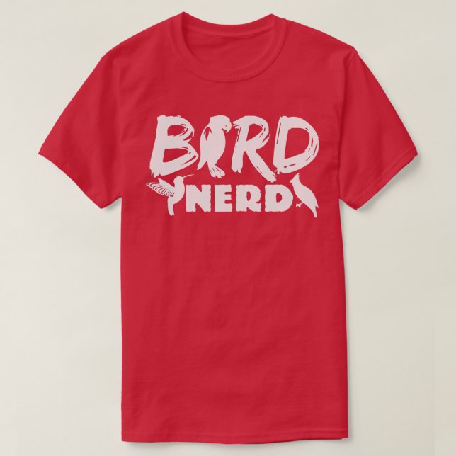 Camiseta Biólogo de Aves Nerd Zoologia Ornithologia (Frente do Design)