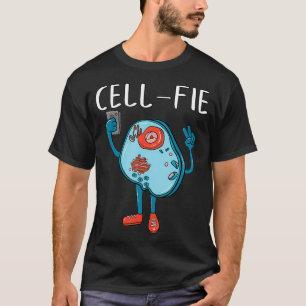 Camiseta Biólogo de Ciência em Biologia Cellfie Professor