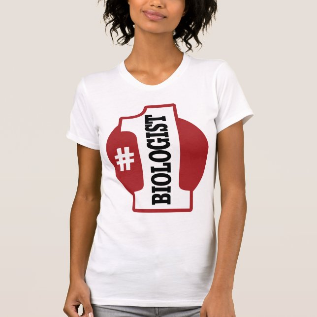 Camiseta Biólogo do número 1 (Frente)