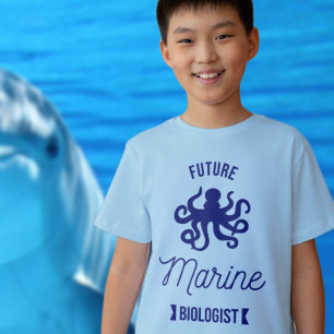 Camiseta Biólogo Futuro da Marinha - Octopus