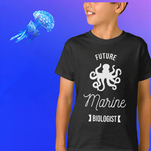 Camiseta Biólogo Futuro da Marinha - Octopus