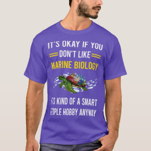 Camiseta Biólogo Marinho do Hobby Smart Pessoas