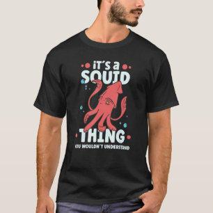Camiseta Biólogo Marinho Lulas Octopus 5