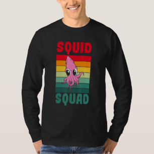 Camiseta Biólogo Marinho Vintage Esquadrão de Lula Biologia