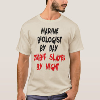 Camiseta Biólogo Marinho Zombie Slayer