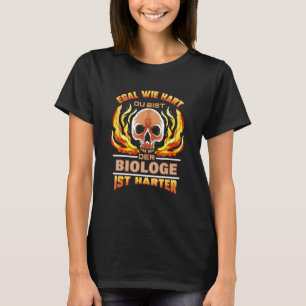 Camiseta Biólogo Mens É Mais Forte Para Pesquisador De Biol
