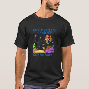 Camiseta Biólogo Mermaid Marine Science Biology Ocean Stu