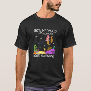 Camiseta Biólogo Mermaid Marine Science Biology Ocean Stu