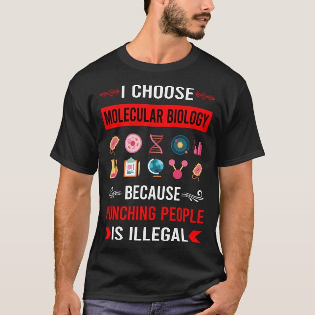 Camiseta Biólogo Molecular à Pancada (Frente)