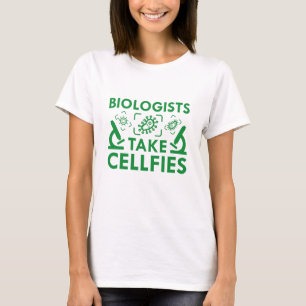 Camiseta Biólogos tiram celas