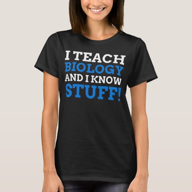 Camiseta Biology Teacher (Frente)