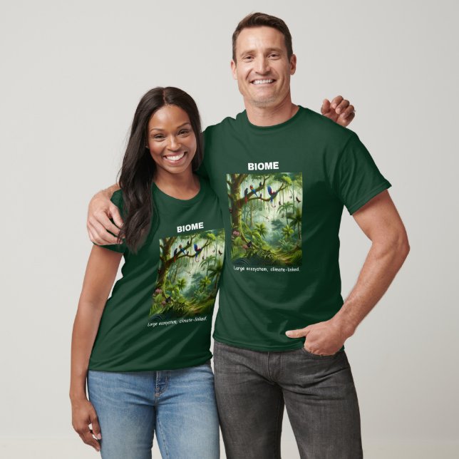 Camiseta Biome Bliss: Clima e Vida na Harmonia (Unissex)