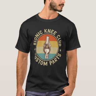 Camiseta Bionic Knee Club Personalizado Peças Ossos do Joel